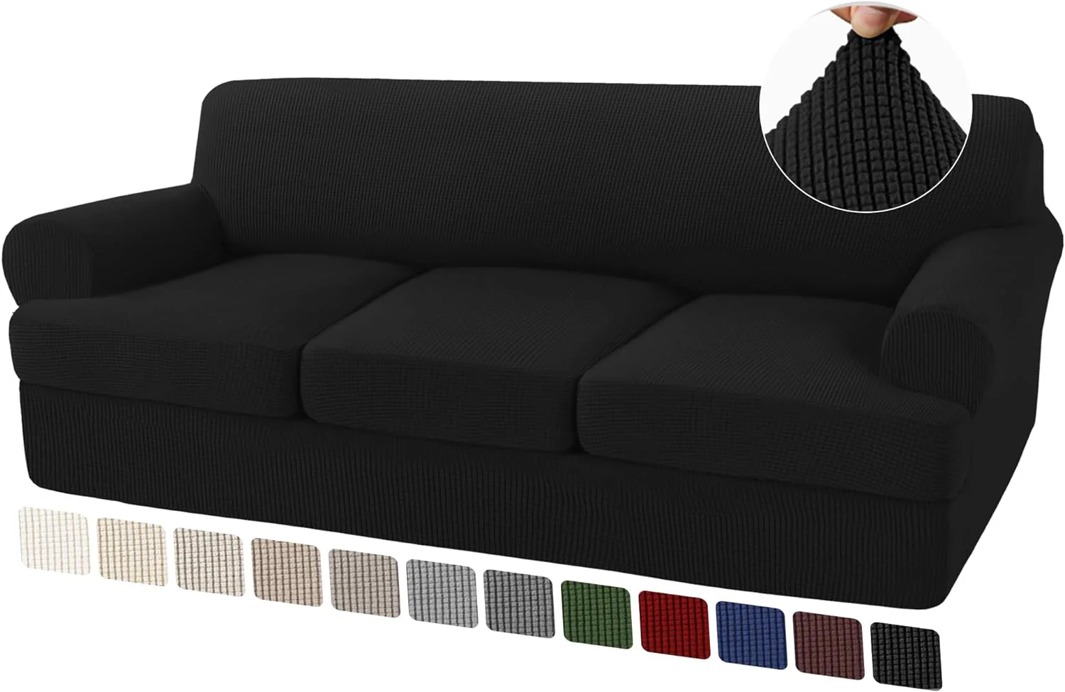 T Cushion Sofa Slipcovers Sofa Cover for T Cushion Sofa Couches Stretch Couch Cover with T Cushion Covers Machine Washable - Image 20