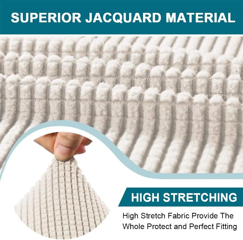T Cushion Sofa Slipcovers Sofa Cover for T Cushion Sofa Couches Stretch Couch Cover with T Cushion Covers Machine Washable - Image 3
