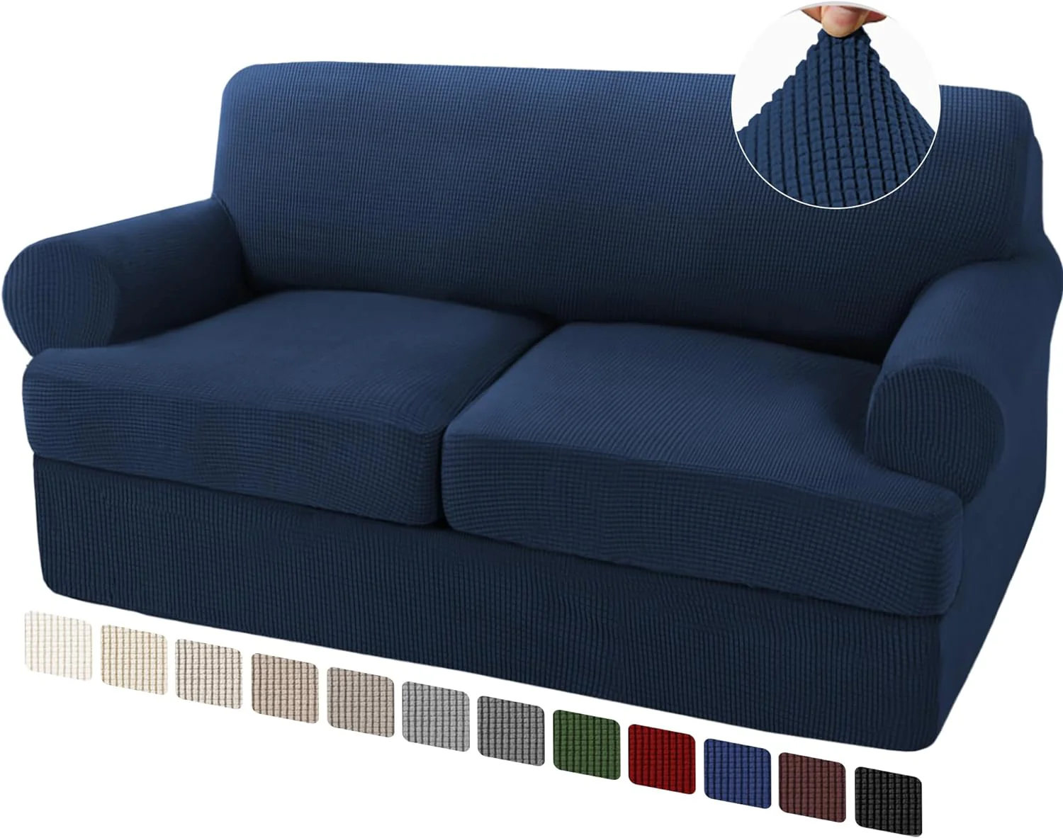 T Cushion Sofa Slipcovers Sofa Cover for T Cushion Sofa Couches Stretch Couch Cover with T Cushion Covers Machine Washable - Image 31