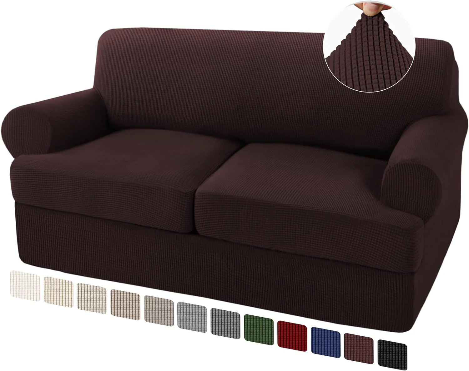 T Cushion Sofa Slipcovers Sofa Cover for T Cushion Sofa Couches Stretch Couch Cover with T Cushion Covers Machine Washable - Image 50