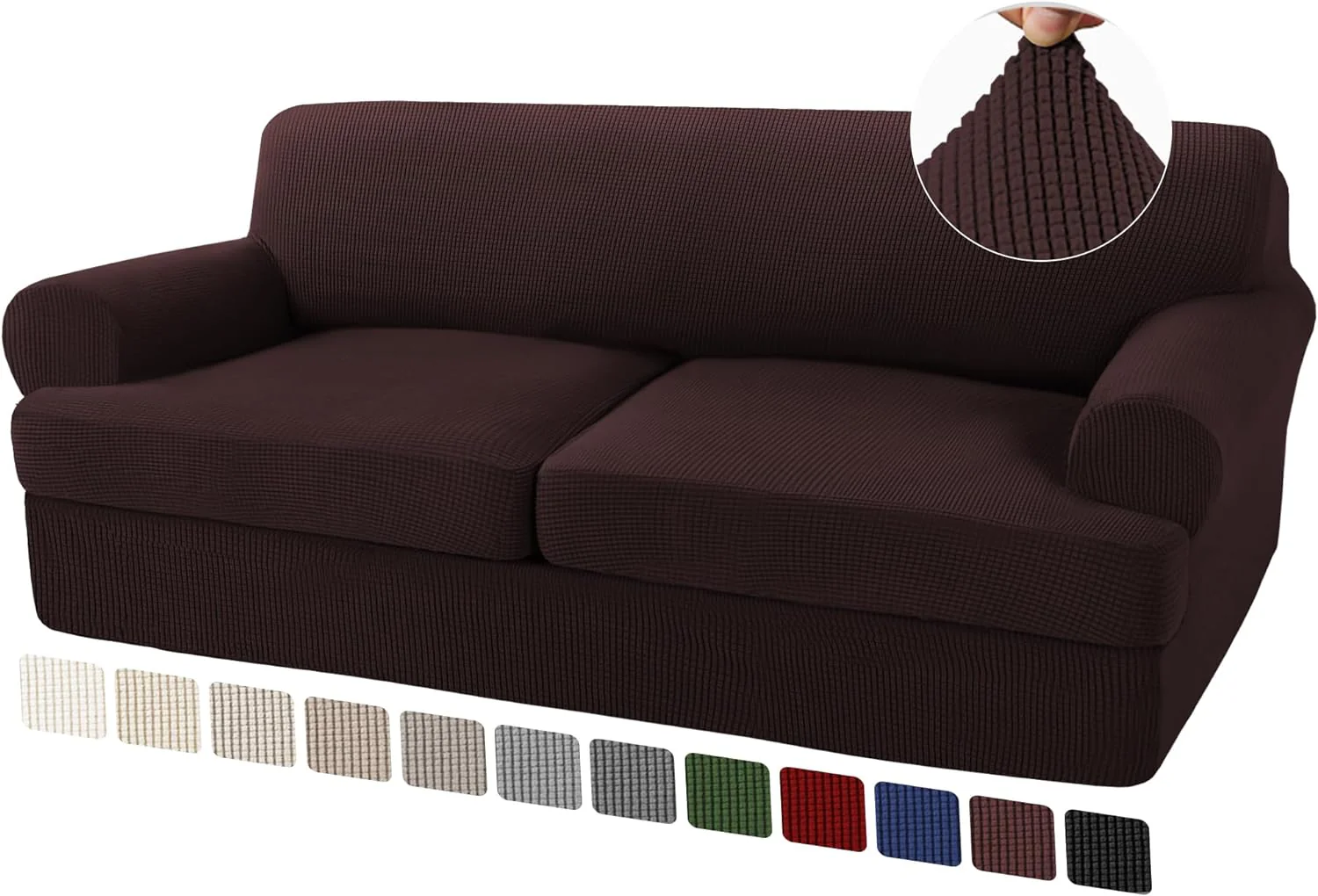 T Cushion Sofa Slipcovers Sofa Cover for T Cushion Sofa Couches Stretch Couch Cover with T Cushion Covers Machine Washable - Image 8