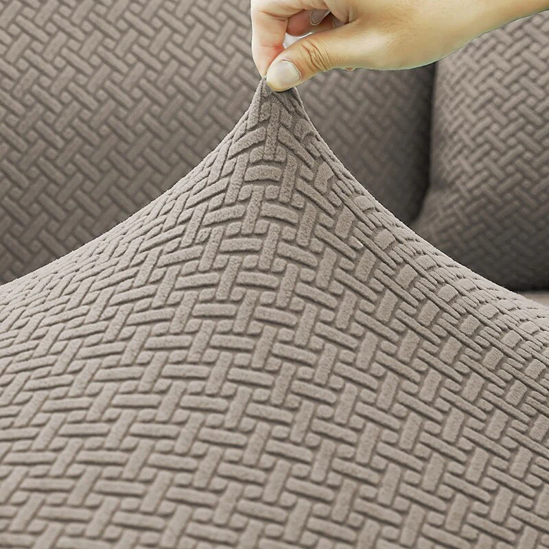 Thick Elastic Sofa Cover UK Slipcover For Living Room Stretch Polar Fleece Armchair Cover 1/2/3/4 Seater Corner Couch Cover United Kingdom - Image 3