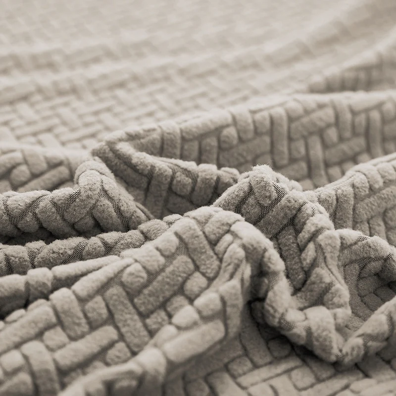 Thick Elastic Sofa Cover UK Slipcover For Living Room Stretch Polar Fleece Armchair Cover 1/2/3/4 Seater Corner Couch Cover United Kingdom - Image 4