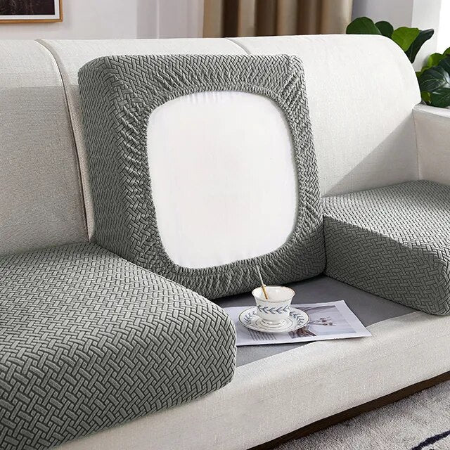 Thick Jacquard Sofa Seat Cushion Cover Funiture Protector Couch Covers for Sofas Anti-dust Removable Seat Slipcover Dog Kids Pets - Image 12