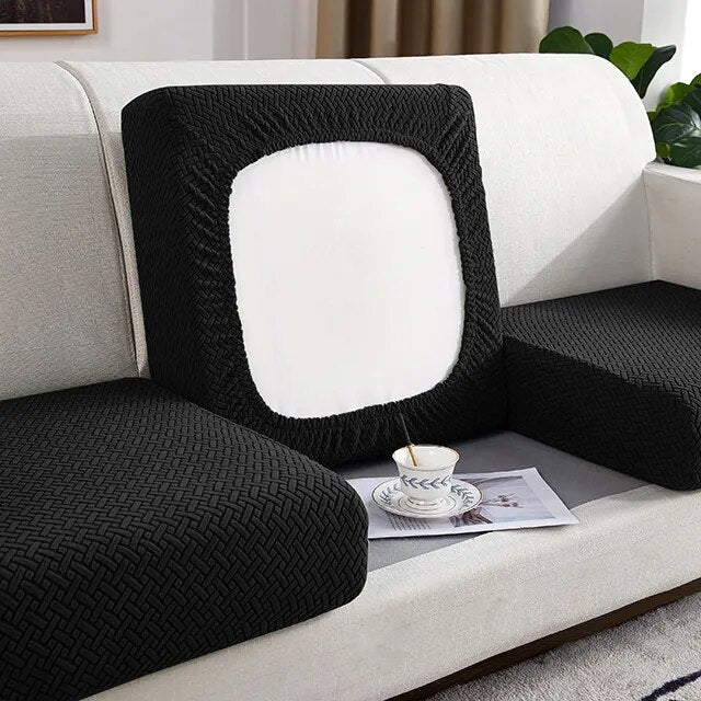Thick Jacquard Sofa Seat Cushion Cover Funiture Protector Couch Covers for Sofas Anti-dust Removable Seat Slipcover Dog Kids Pets - Image 16