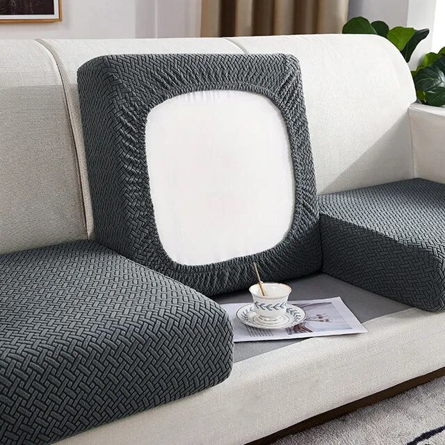 Thick Jacquard Sofa Seat Cushion Cover Funiture Protector Couch Covers for Sofas Anti-dust Removable Seat Slipcover Dog Kids Pets - Image 8