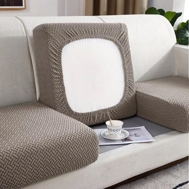 Thick Jacquard Sofa Seat Cushion Cover Funiture Protector Couch Covers for Sofas Anti-dust Removable Seat Slipcover Dog Kids Pets - Image 9