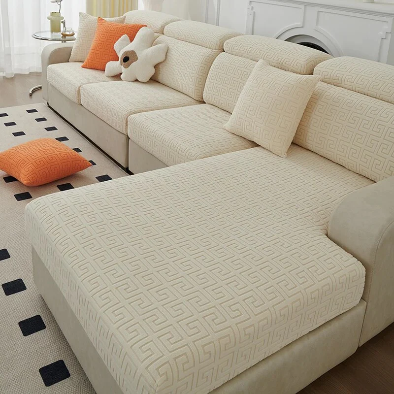 Thick Jacquard Stretch Individual Cushion Covers Sofa Cushion Couch Seat Covers Slipcovers  Replacement Furniture Protector - Image 10