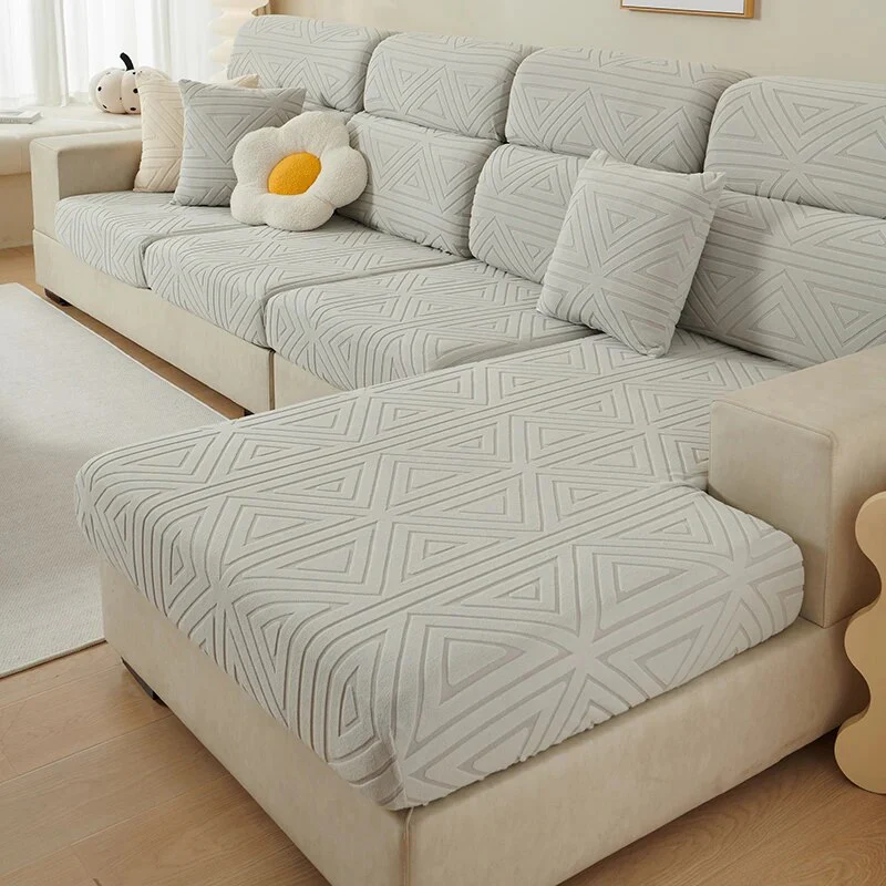 Thick Jacquard Stretch Individual Cushion Covers Sofa Cushion Couch Seat Covers Slipcovers  Replacement Furniture Protector - Image 12