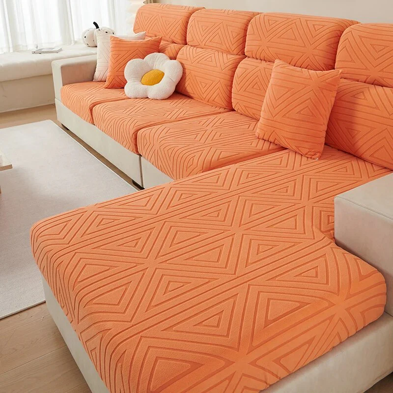 Thick Jacquard Stretch Individual Cushion Covers Sofa Cushion Couch Seat Covers Slipcovers  Replacement Furniture Protector - Image 14