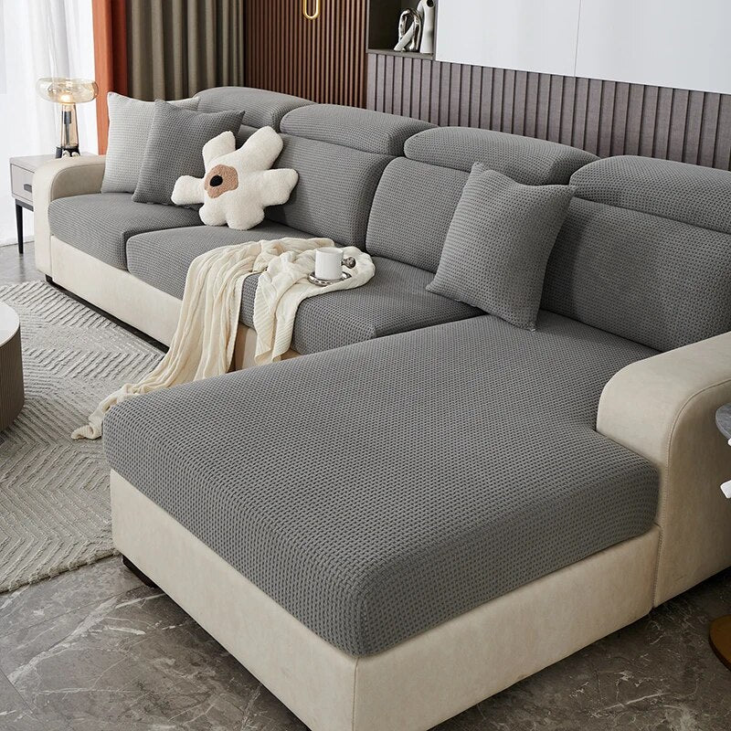 Thick Jacquard Stretch Individual Cushion Covers Sofa Cushion Couch Seat Covers Slipcovers  Replacement Furniture Protector - Image 19