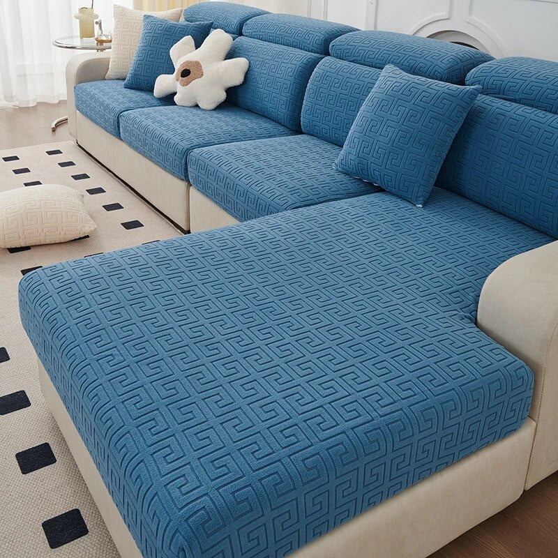 Thick Jacquard Stretch Individual Cushion Covers Sofa Cushion Couch Seat Covers Slipcovers  Replacement Furniture Protector - Image 8