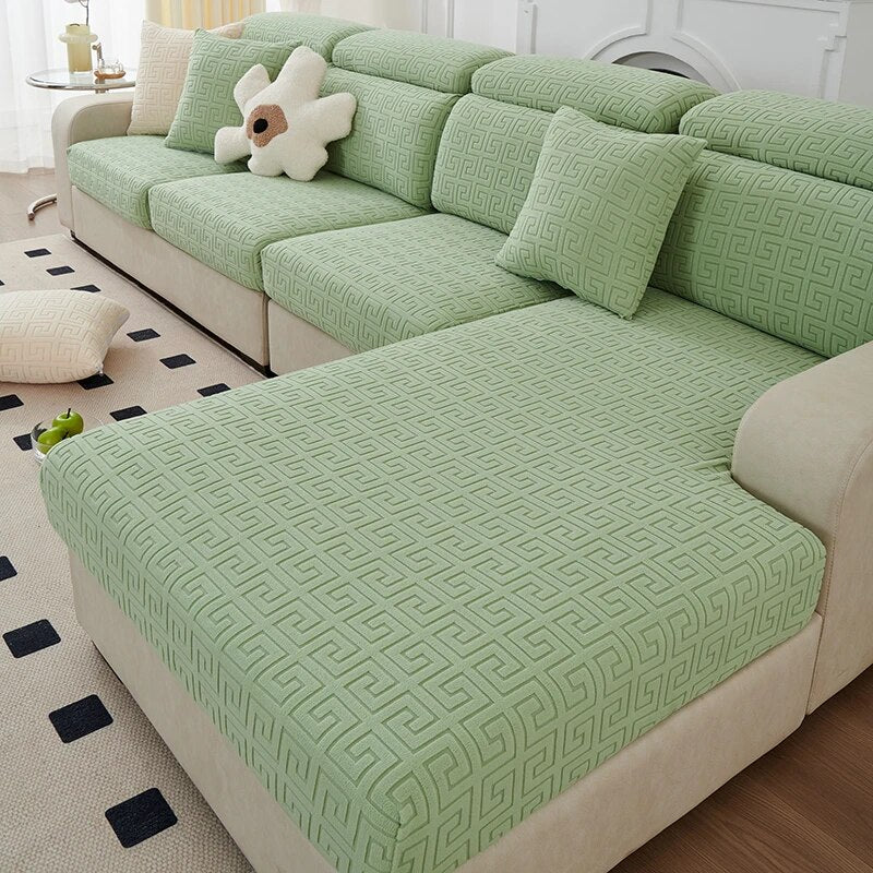Thick Jacquard Stretch Individual Cushion Covers Sofa Cushion Couch Seat Covers Slipcovers  Replacement Furniture Protector - Image 9