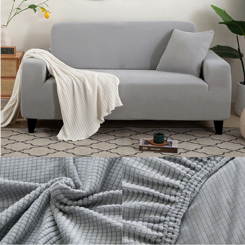 Thick Sofa Protector Jacquard Solid Printed Sofa Covers for Living Room Couch Cover Corner Sofa Slipcover L Shape - Image 11