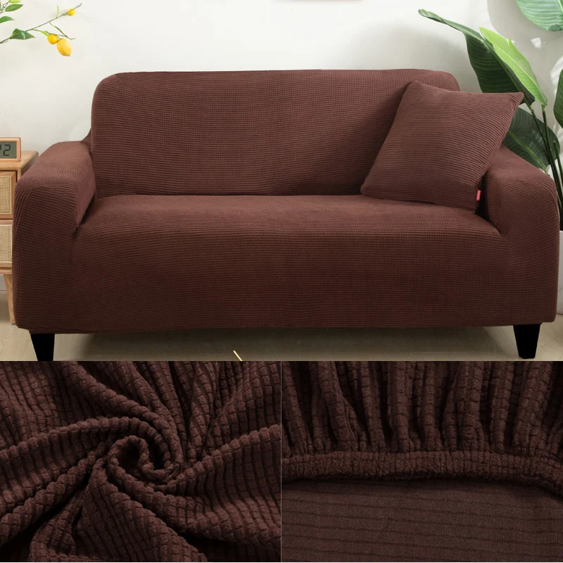 Thick Sofa Protector Jacquard Solid Printed Sofa Covers for Living Room Couch Cover Corner Sofa Slipcover L Shape - Image 14