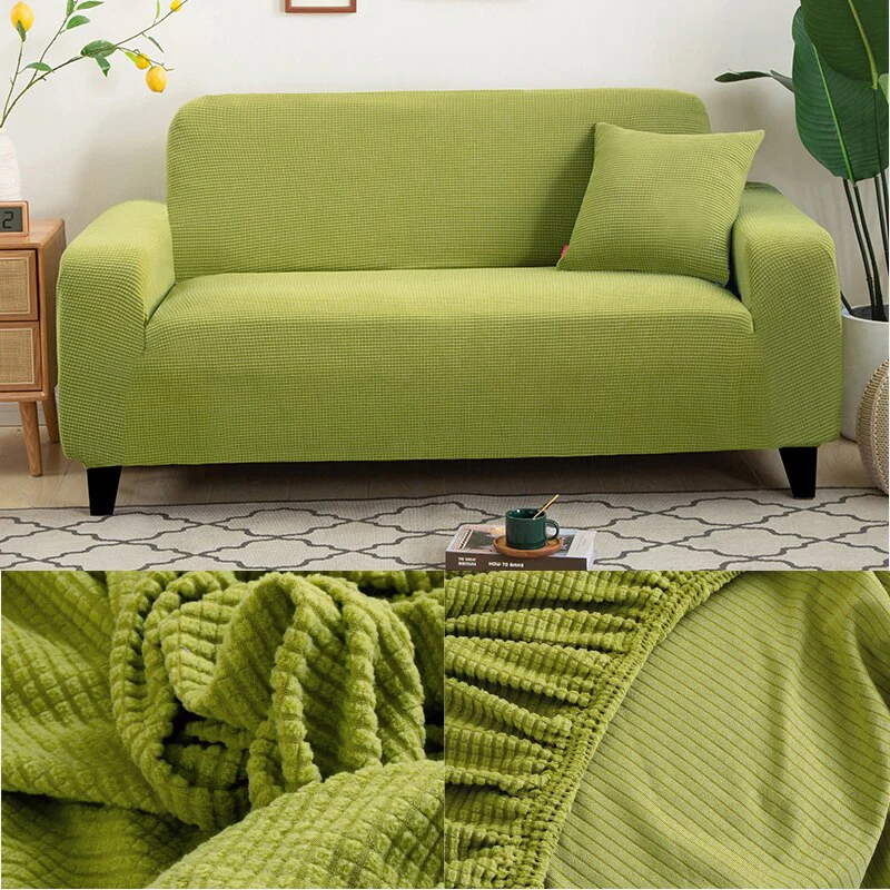 Thick Sofa Protector Jacquard Solid Printed Sofa Covers for Living Room Couch Cover Corner Sofa Slipcover L Shape - Image 8