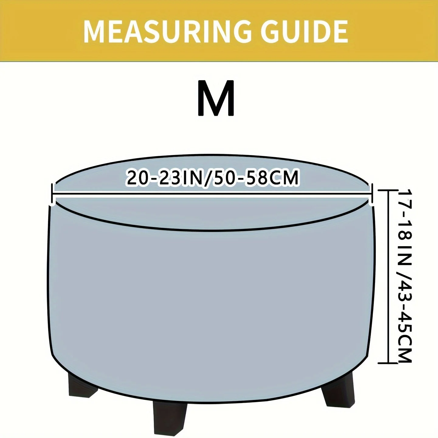 Velvet Round Ottoman Slipcover Thickened All-inclusive Round Stool Cover Simple Household Sofa Footrest Stool Cover Stretch And Soft Cover - Image 4