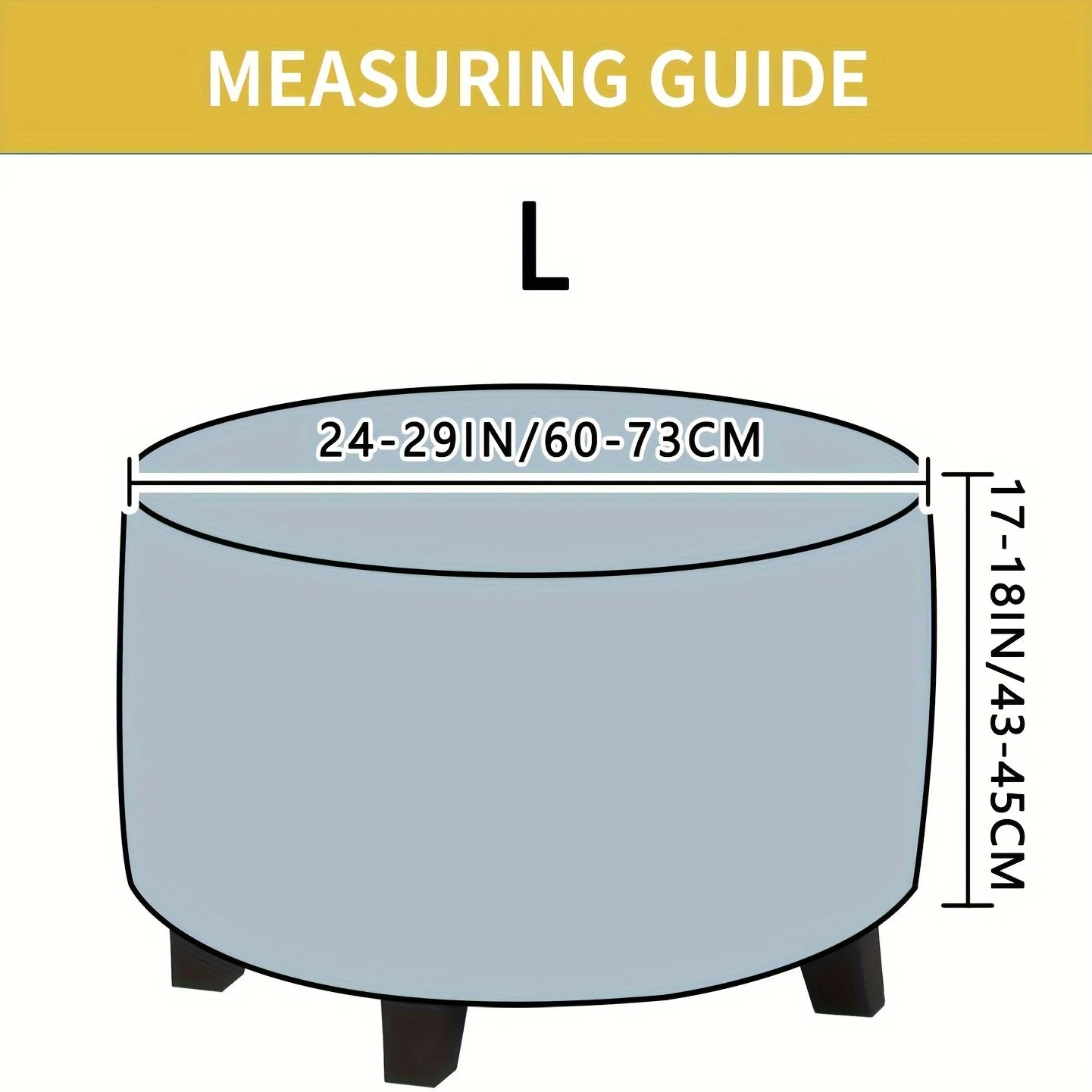 Velvet Round Ottoman Slipcover Thickened All-inclusive Round Stool Cover Simple Household Sofa Footrest Stool Cover Stretch And Soft Cover - Image 6