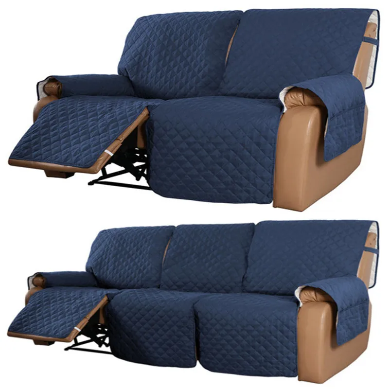 Water Repellent Recliner 2/3 Seaters Elastic Band Sofa Cover Pet Kid Anti- Scratch Armchair Covers Couch Towel Lounger Slipcover - Image 10