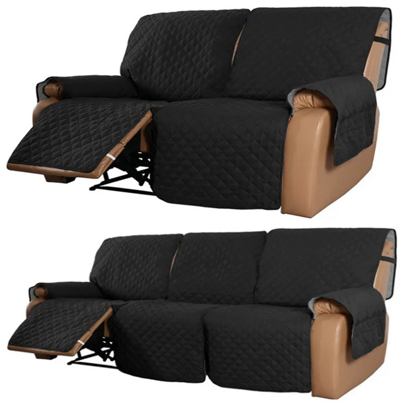 Water Repellent Recliner 2/3 Seaters Elastic Band Sofa Cover Pet Kid Anti- Scratch Armchair Covers Couch Towel Lounger Slipcover - Image 8