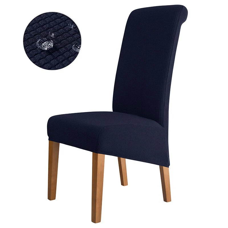 Waterproof Back Chair Cover for Dining Room Kitchen Wedding Home XL Size Chair Covers Anti-dirty Home Decor Seat Protectors - Image 13