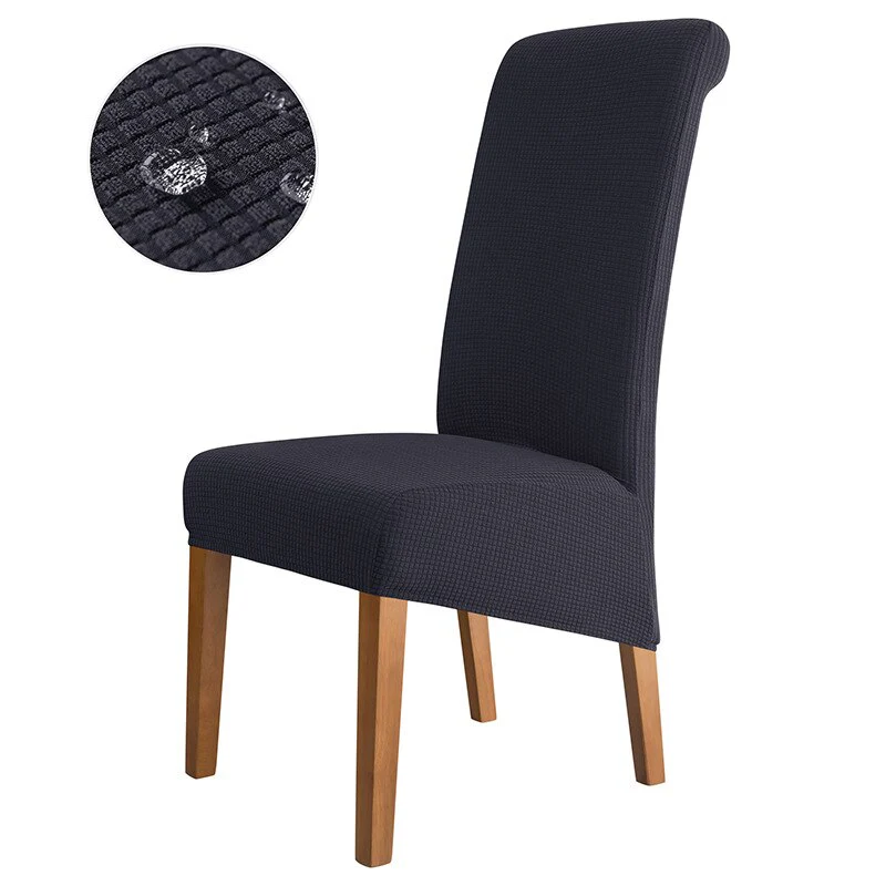 Waterproof Back Chair Cover for Dining Room Kitchen Wedding Home XL Size Chair Covers Anti-dirty Home Decor Seat Protectors - Image 14