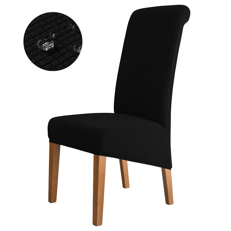 Waterproof Back Chair Cover for Dining Room Kitchen Wedding Home XL Size Chair Covers Anti-dirty Home Decor Seat Protectors - Image 15