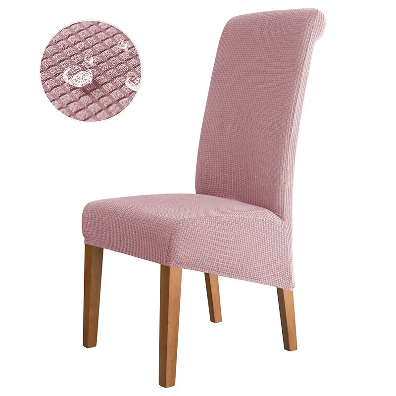 Waterproof Back Chair Cover for Dining Room Kitchen Wedding Home XL Size Chair Covers Anti-dirty Home Decor Seat Protectors - Image 18
