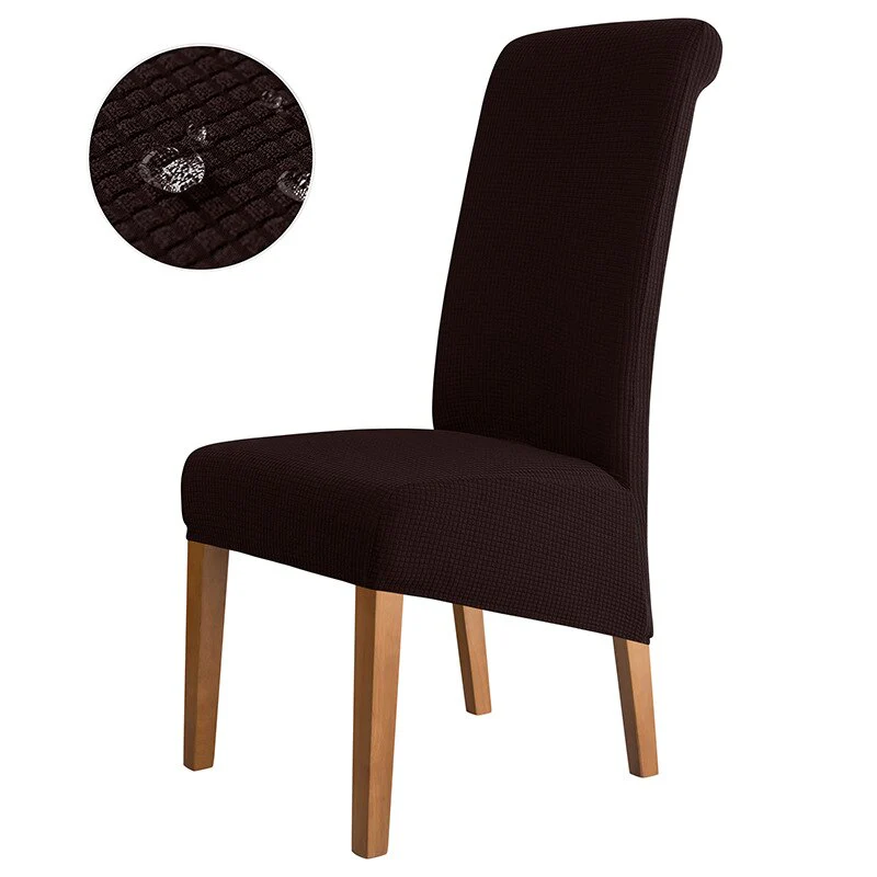 Waterproof Back Chair Cover for Dining Room Kitchen Wedding Home XL Size Chair Covers Anti-dirty Home Decor Seat Protectors - Image 8