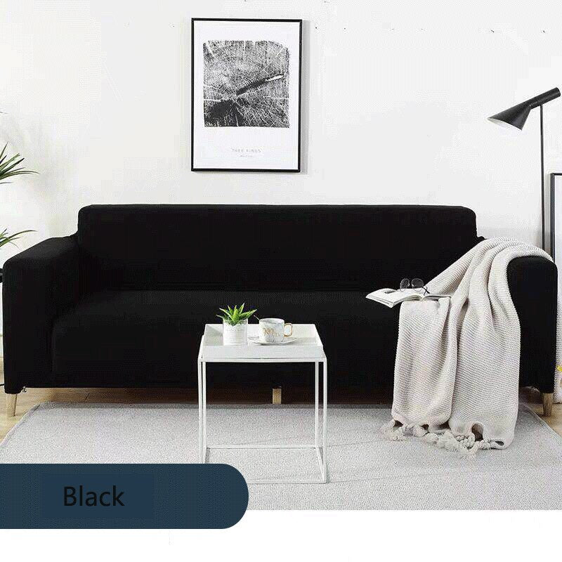 Waterproof/Dustproof Sofa Covers Couch Cover Fleece Solid Color Sectional Sofa Covers Elastic Stretch L Shape Sofa Seat Covering Settee - Image 24