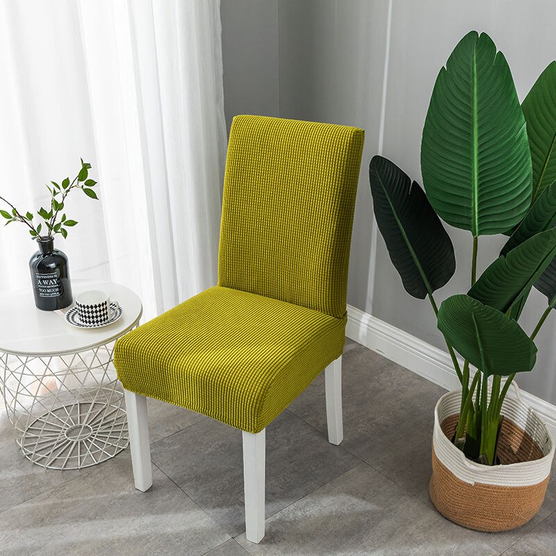 Waterproof Elastic Chair Covers For Dining Room Chair Cover Chair Cover Kitchen Wedding Hotel Banquet Protection Seat - Image 13