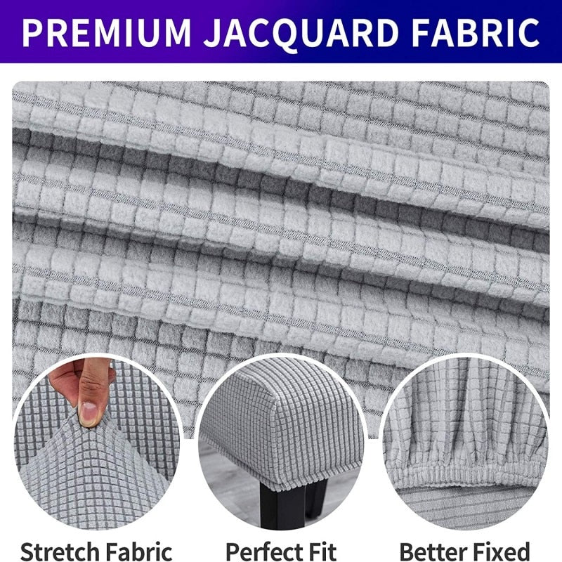 Waterproof Elastic Chair Covers For Dining Room Chair Cover Chair Cover Kitchen Wedding Hotel Banquet Protection Seat - Image 4