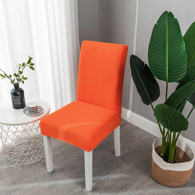 Waterproof Elastic Chair Covers For Dining Room Chair Cover Chair Cover Kitchen Wedding Hotel Banquet Protection Seat - Image 8