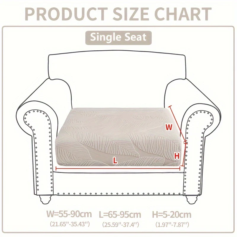 Waterproof Elastic Four Seasons Universal Stretch Sofa Seat Cushion Cover Simple Modern Style Non-slip Sofa Slipcover Couch Cover - Image 12