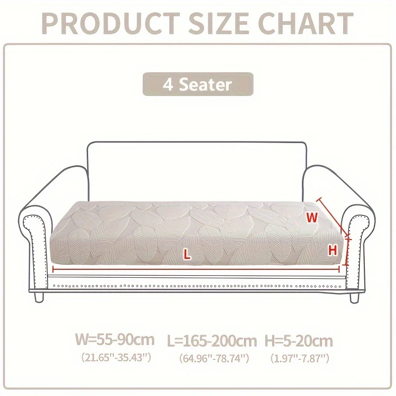 Waterproof Elastic Four Seasons Universal Stretch Sofa Seat Cushion Cover Simple Modern Style Non-slip Sofa Slipcover Couch Cover - Image 15