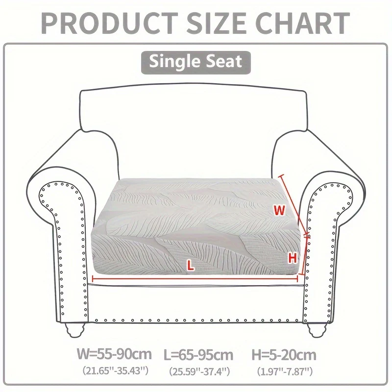 Waterproof Elastic Four Seasons Universal Stretch Sofa Seat Cushion Cover Simple Modern Style Non-slip Sofa Slipcover Couch Cover - Image 18