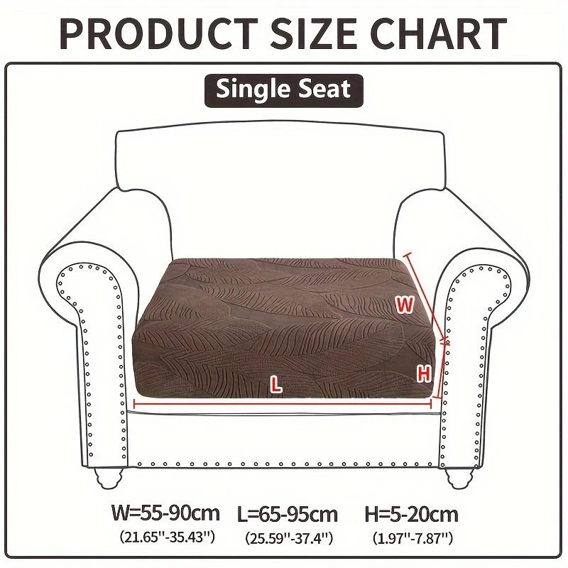 Waterproof Elastic Four Seasons Universal Stretch Sofa Seat Cushion Cover Simple Modern Style Non-slip Sofa Slipcover Couch Cover - Image 24