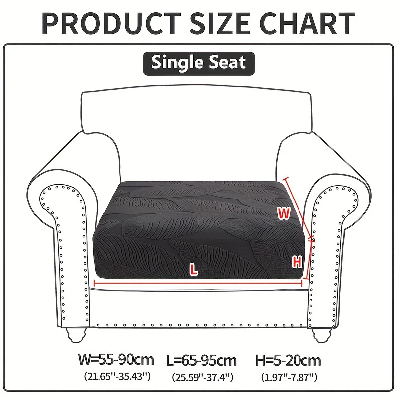 Waterproof Elastic Four Seasons Universal Stretch Sofa Seat Cushion Cover Simple Modern Style Non-slip Sofa Slipcover Couch Cover - Image 6