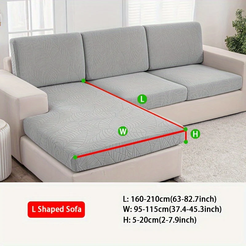 Waterproof Jacquard Sofa Cushion Cover Universal Modern Dustproof Sofa Seat Slipcover Anti Cat Scratch Retractale Washable Furniture Protector - Image 12