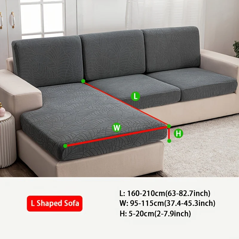 Waterproof Jacquard Sofa Cushion Cover Universal Modern Dustproof Sofa Seat Slipcover Anti Cat Scratch Retractale Washable Furniture Protector - Image 14