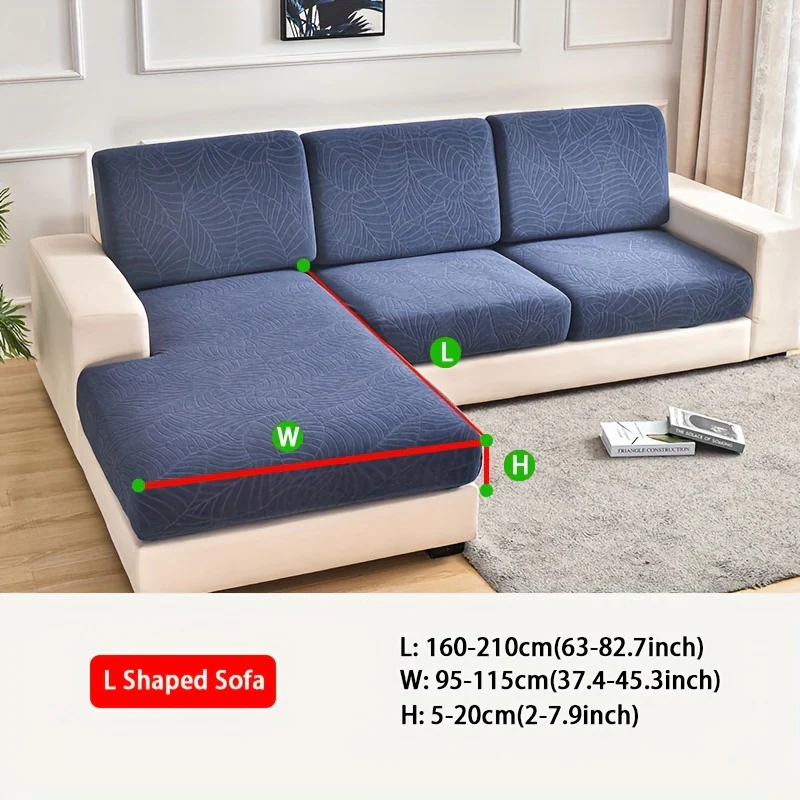 Waterproof Jacquard Sofa Cushion Cover Universal Modern Dustproof Sofa Seat Slipcover Anti Cat Scratch Retractale Washable Furniture Protector - Image 16