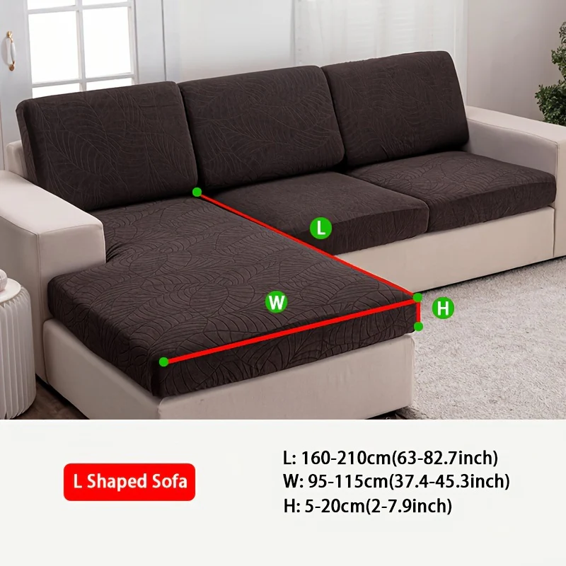 Waterproof Jacquard Sofa Cushion Cover Universal Modern Dustproof Sofa Seat Slipcover Anti Cat Scratch Retractale Washable Furniture Protector - Image 18