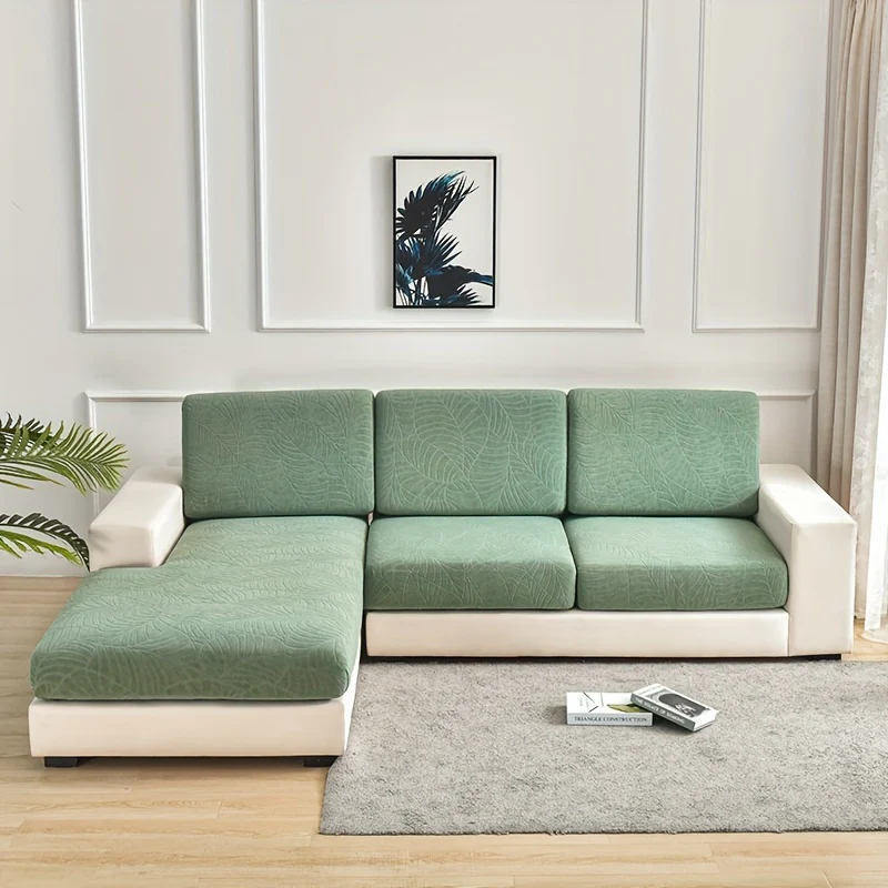 Waterproof Jacquard Sofa Cushion Cover Universal Modern Dustproof Sofa Seat Slipcover Anti Cat Scratch Retractale Washable Furniture Protector - Image 4