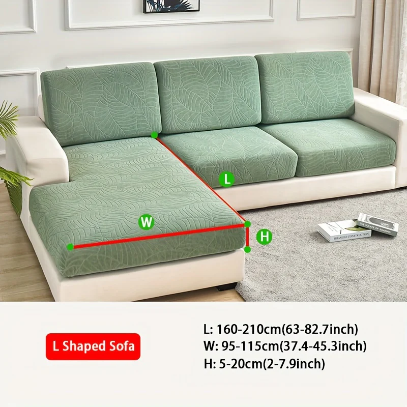 Waterproof Jacquard Sofa Cushion Cover Universal Modern Dustproof Sofa Seat Slipcover Anti Cat Scratch Retractale Washable Furniture Protector - Image 5