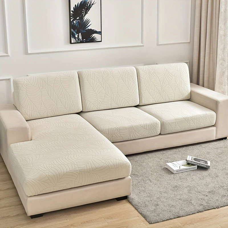 Waterproof Jacquard Sofa Cushion Cover Universal Modern Dustproof Sofa Seat Slipcover Anti Cat Scratch Retractale Washable Furniture Protector - Image 7
