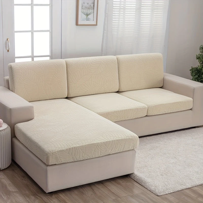 Waterproof Jacquard Sofa Cushion Cover Universal Modern Dustproof Sofa Seat Slipcover Anti Cat Scratch Retractale Washable Furniture Protector - Image 9