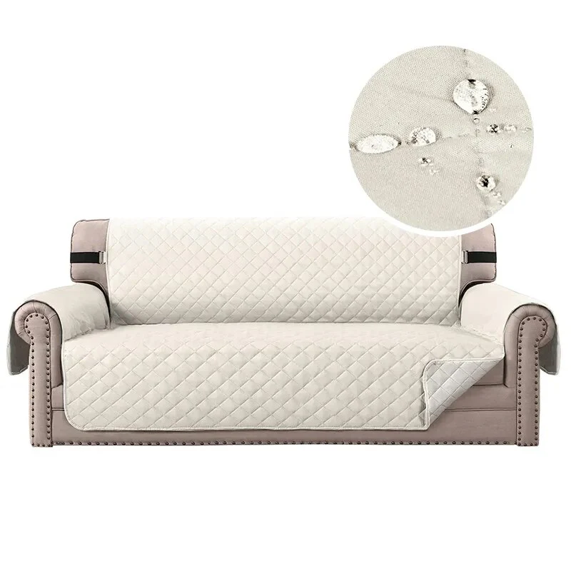Waterproof Plaid Fabric Sofa Covers Anti-Slip Easy-going Sofa Cover Luxury Folding Living Room Sofas Slipcover For 1/2/3/4 Seat - Image 13