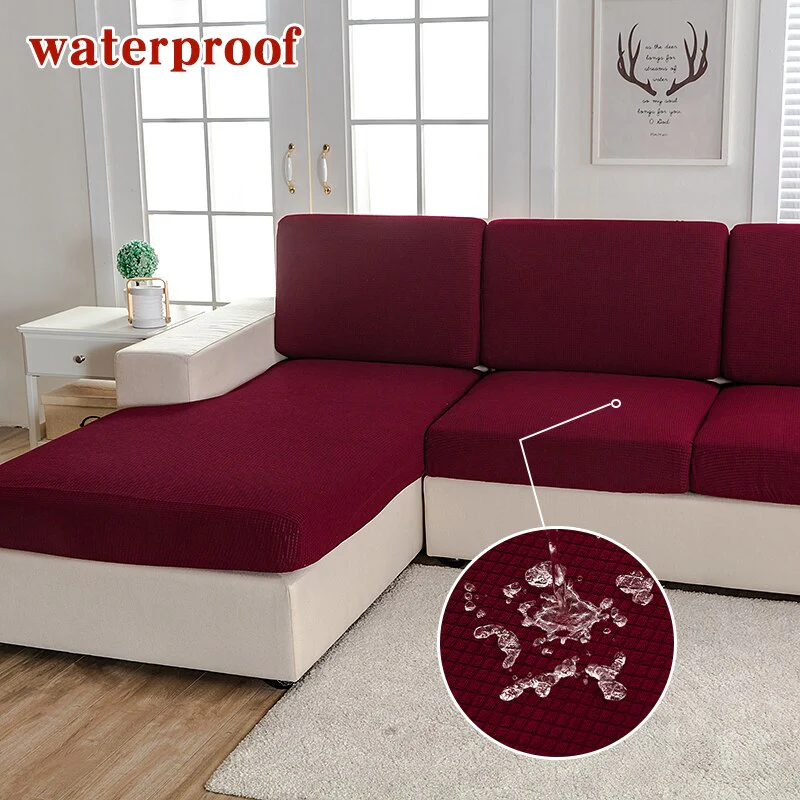 Waterproof Sofa Cushion Cover for Living Room Pets Kids Furniture Protector Seat Chair Covers Stretch Thicken Fabric Couch Cover - Image 10