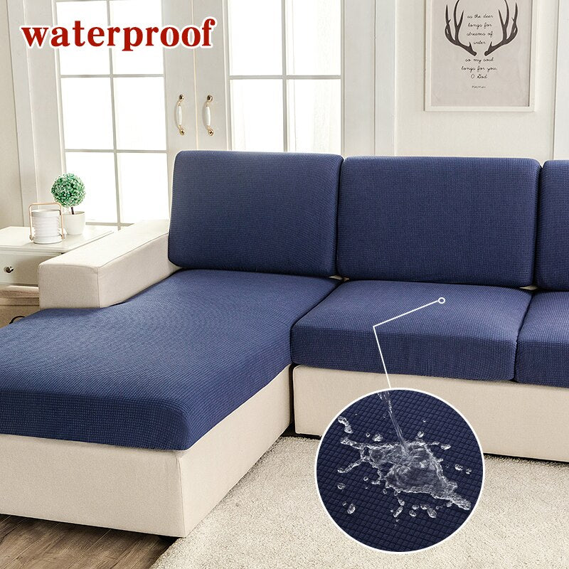 Waterproof Sofa Cushion Cover for Living Room Pets Kids Furniture Protector Seat Chair Covers Stretch Thicken Fabric Couch Cover - Image 12