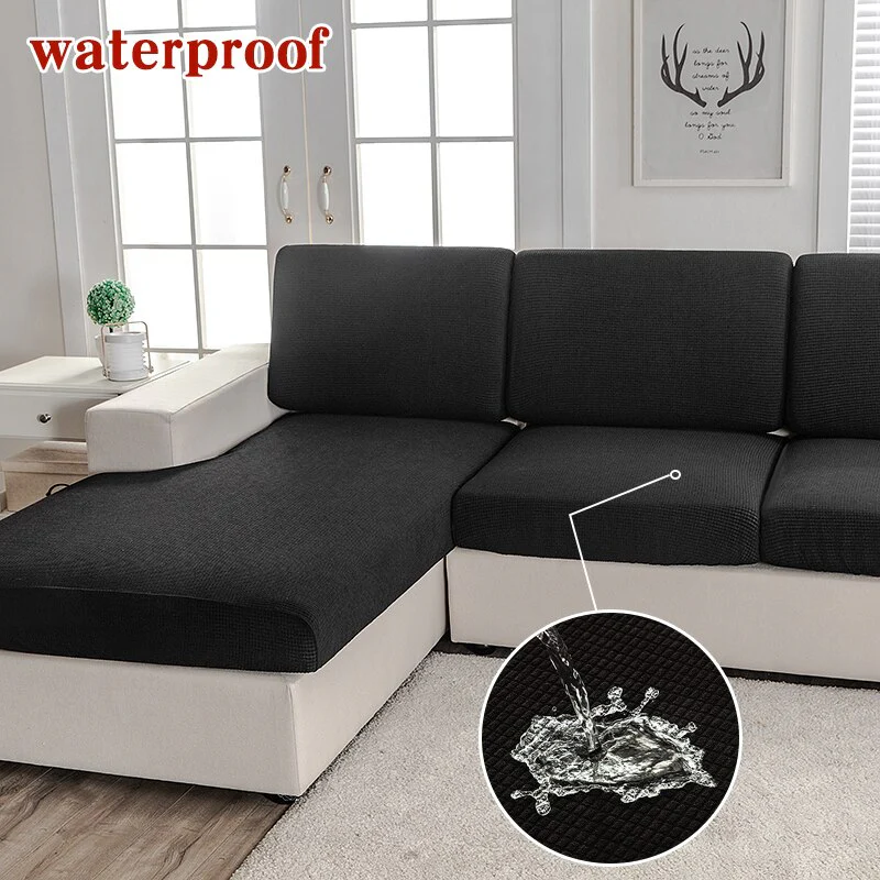 Waterproof Sofa Cushion Cover for Living Room Pets Kids Furniture Protector Seat Chair Covers Stretch Thicken Fabric Couch Cover - Image 13